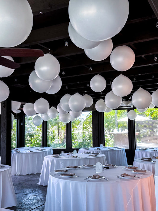 Elevate Your Wedding with a Stunning Balloon Ceiling Installation – Luxury Decor by SoCal Wallflowers