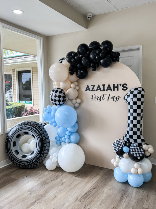 Start Your Engines! The Ultimate “First Lap” Race Car Birthday Party Balloon Setup 🚗💨