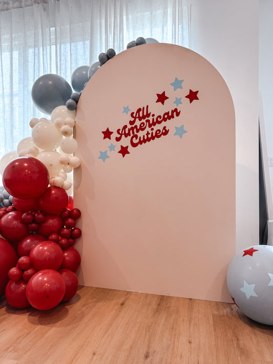 Red, White & Balloons: 4th of July Balloon Decor for Backyard Parties & Events in SoCal