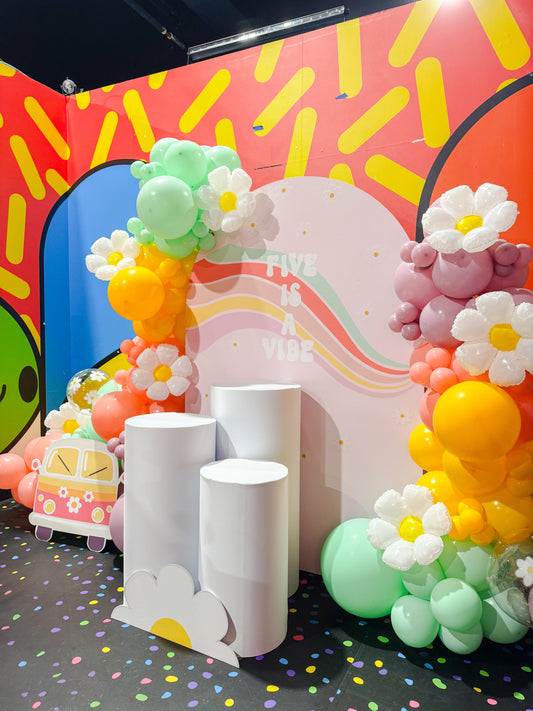 Groovy Kids Birthday Party Balloon Decor | Ontario Ranch, CA & Surrounding Area