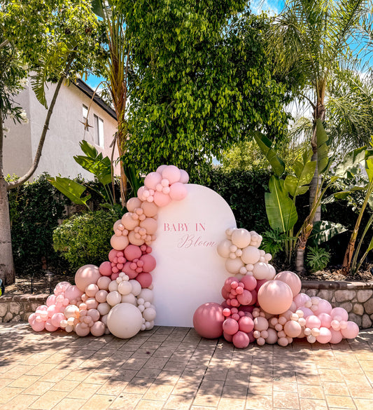 Baby in Bloom: Celebrate New Beginnings with Luxe Floral Balloon Decor in Ontario, CA and Beyond