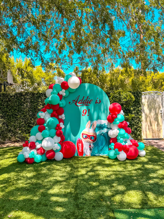 Labubu Coke Birthday Party Balloon Decor – Ontario Ranch, Inland Empire, & Los Angeles County