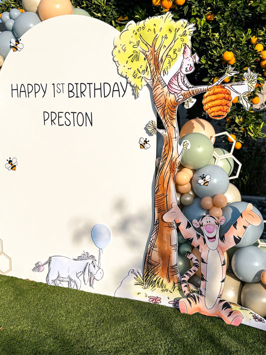 pooh baby shower balloons | The Balloon Pop Co