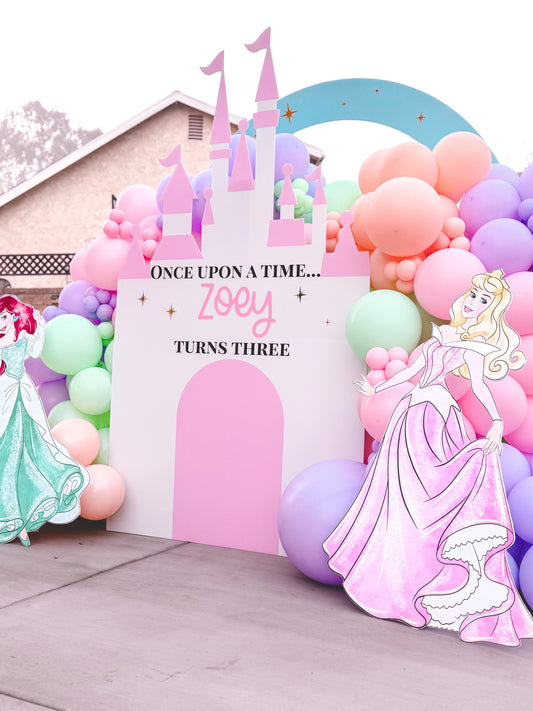 princess birthday balloons for magical parties | The Balloon Pop Co